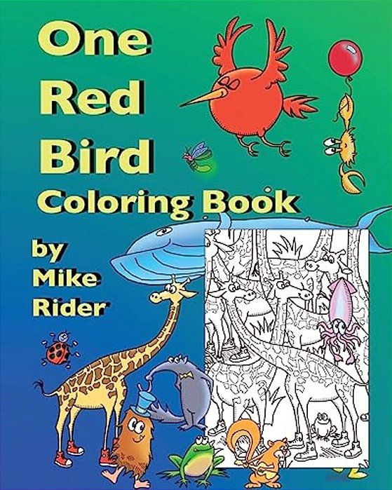 One Red Bird Coloring Book-..