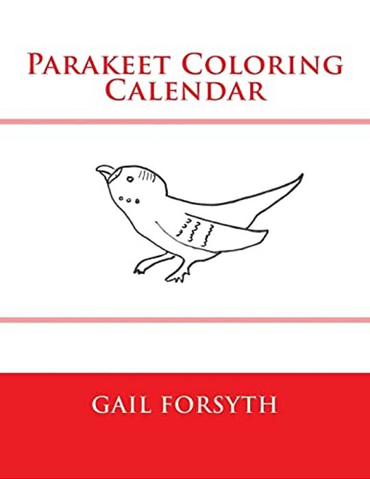 Parakeet Coloring Calendar-..