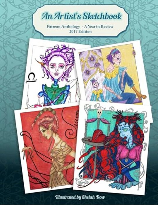 An Artist's Sketchbook: Coloring Book - A Year In Review- 2017 Edition-..