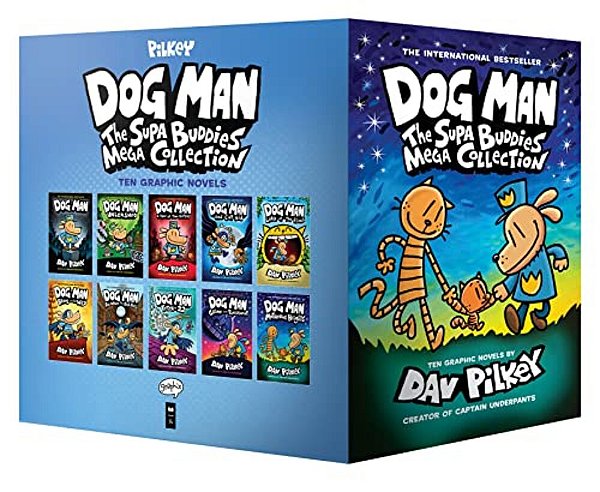 Boxed - Dog Man: The Supa Buddies Mega Collection: From The Creator Of Captain Underpants (Dog Man #1-10 Box Set)-..
