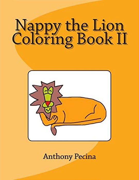 Nappy The Lion Coloring Book II-..