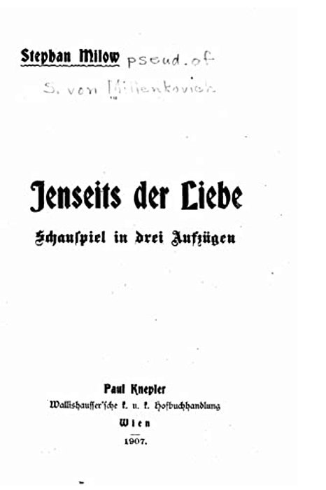 Jenseits Der Liebe-..