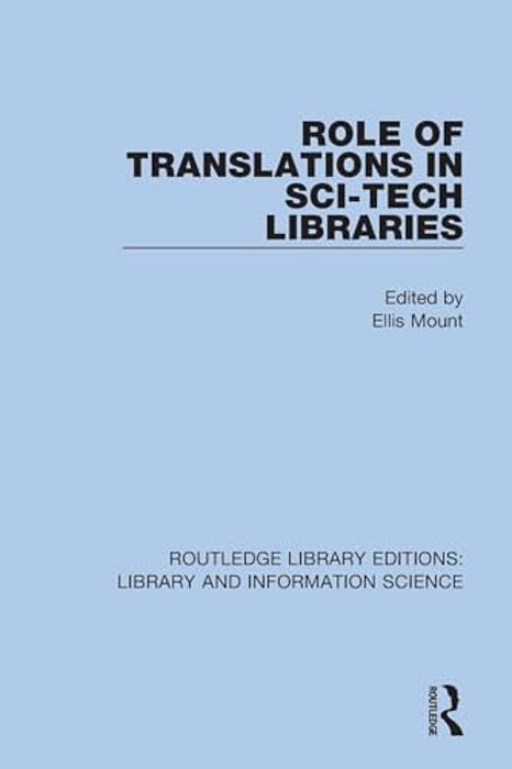 Role Of Translations In Sci-Tech Libraries-..