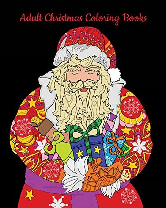 Adult Christmas Coloring Books: Fun And Relaxing!-..