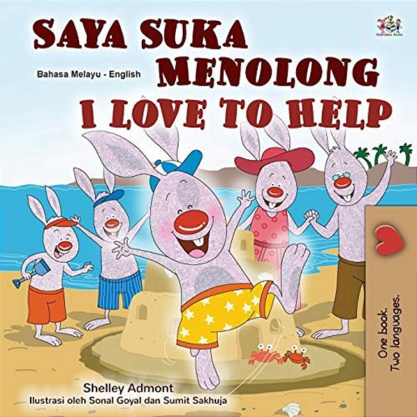 I Love To Help (Malay English Bilingual Children's Book)-..