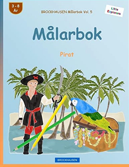 Brockhausen Målarbok Vol. 5 - Målarbok: Pirat-..
