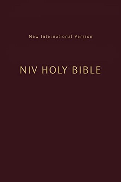Niv, Holy Bible, Compact, Paperback, Burgundy, Comfort Print-..