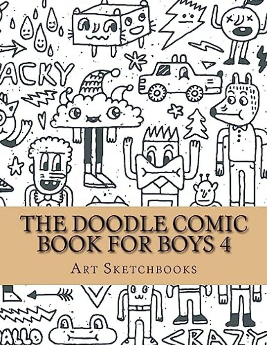 The Doodle Comic Book For Boys 4-..