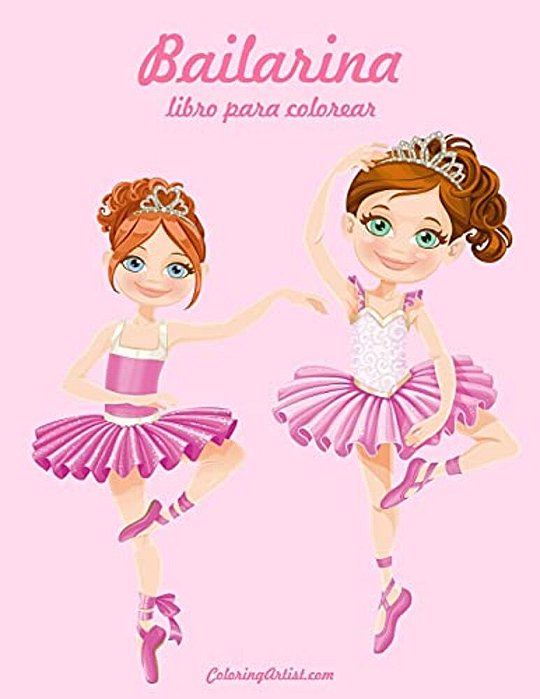Bailarina Libro Para Colorear 1-..