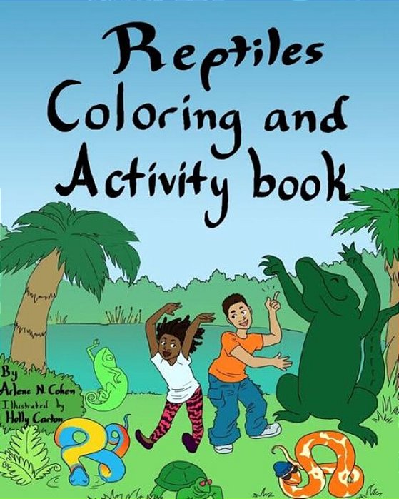 Reptiles Coloring And Activity Book-..