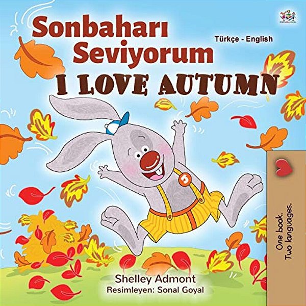 I Love Autumn (Turkish English Bilingual Book For Kids)-..