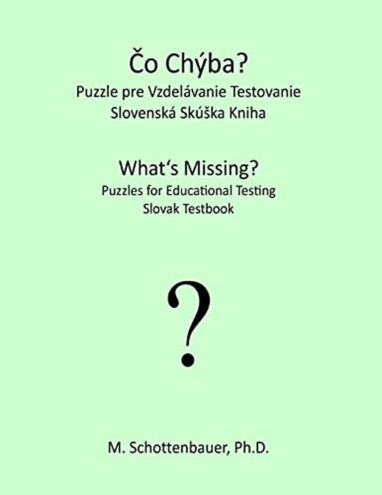 What's Missing? Puzzles For Educational Testing: Slovak Testbook-..