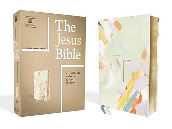 The Jesus Bible, Esv Edition, Leathersoft, Multi-Color/Teal-..
