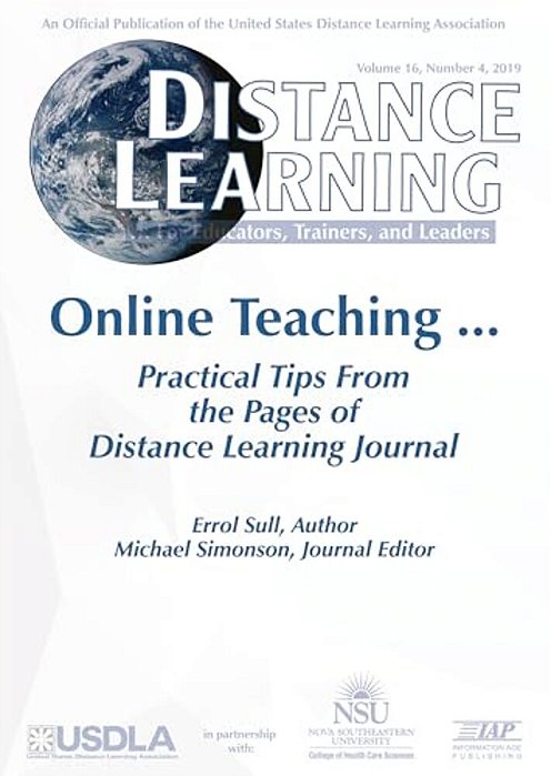 Distance Learning Vol 16 Issue 4-..