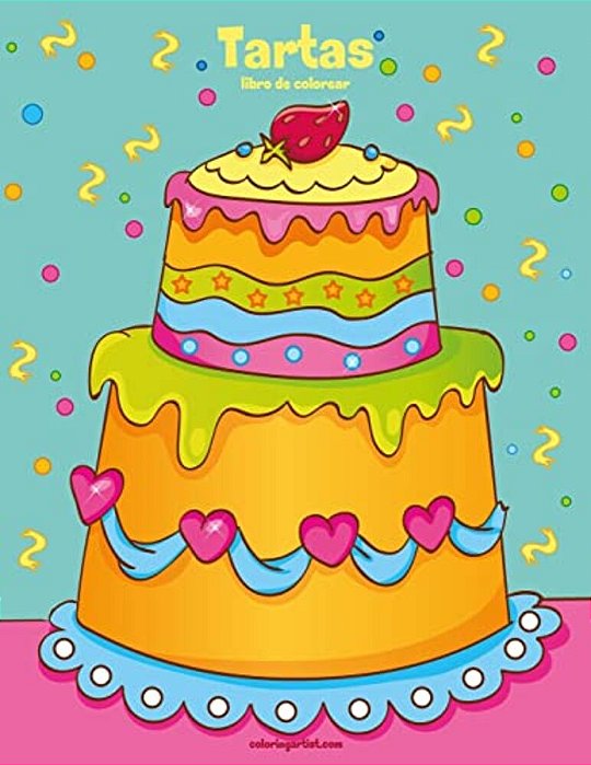 Tartas Libro De Colorear 1-..