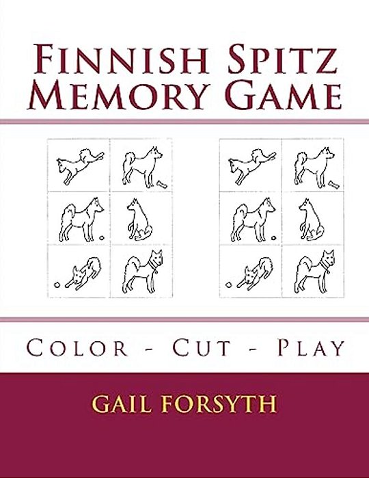 Finnish Spitz Memory Game: Color - Cut - Play-..