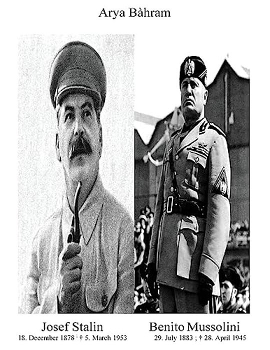 Josef Stalin Benito Mussolini-..