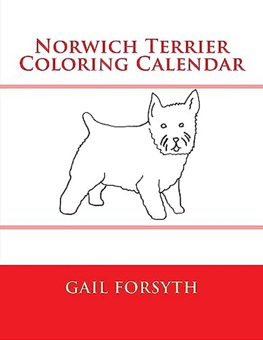 Norwich Terrier Coloring Calendar-..