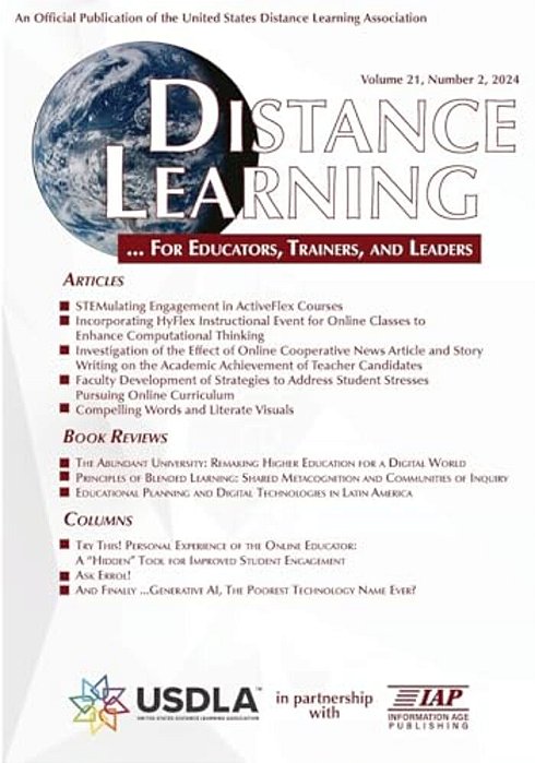 Distance Learning Vol 21 Issue 2-..