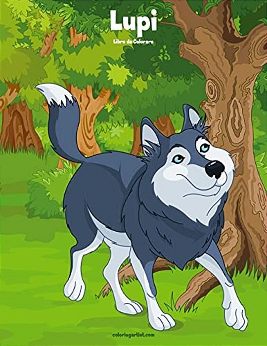Lupi Libro Da Colorare 1-..