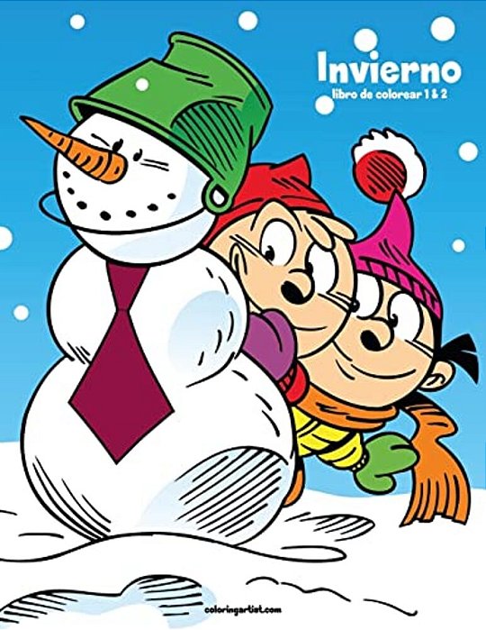 Invierno Libro De Colorear 1 & 2-..