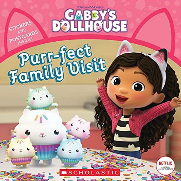 Purr-Fect Family Visit (Gabby's Dollhouse Storybook)-..
