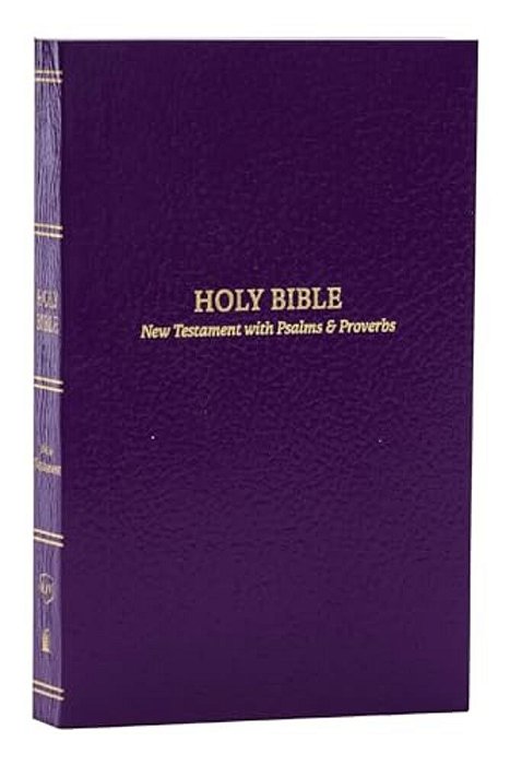 Kjv Holy Bible: Pocket New Testament With Psalms And Proverbs, Purple Softcover, Red Letter, Comfort Print: King James Version-..