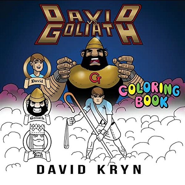 David Vs Goliath Coloring Book-..