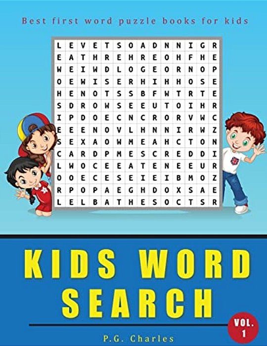 Kids Word Search: Best First Word Puzzle Books For Kids-..