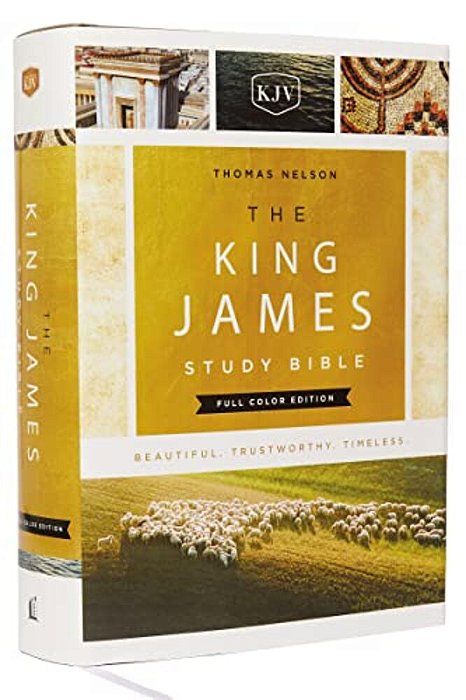 The King James Study Bible, Hardcover, Full-Color Edition-..