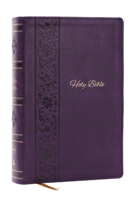 Nkjv Bible: Personal Size Giant Print, Purple Leathersoft, Holy Bible, Red Letter, Comfort Print: New King James Version-..