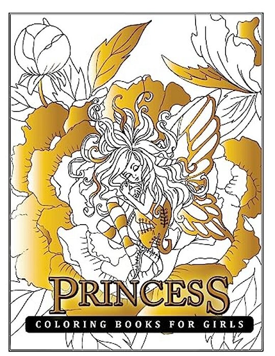 Princess Coloring Books For Girls-..