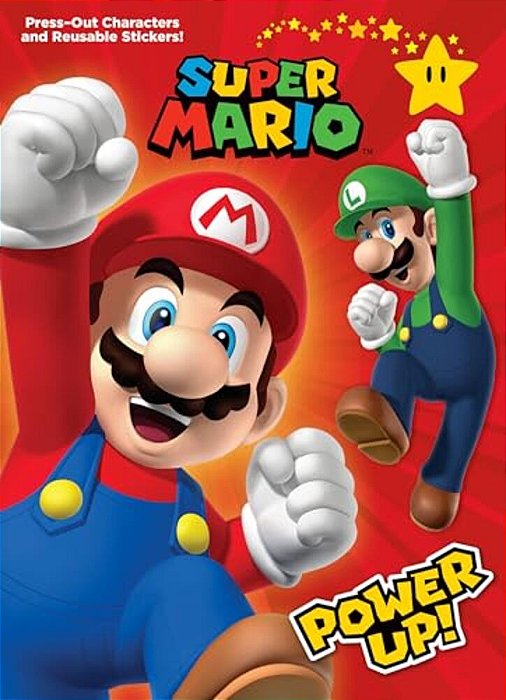 Super Mario: Power Up! (Nintendo(r)): Press-Out Characters And Reusable Stickers!-..