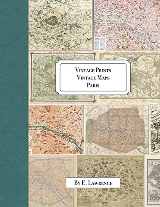Vintage Prints: Vintage Maps: Paris-..