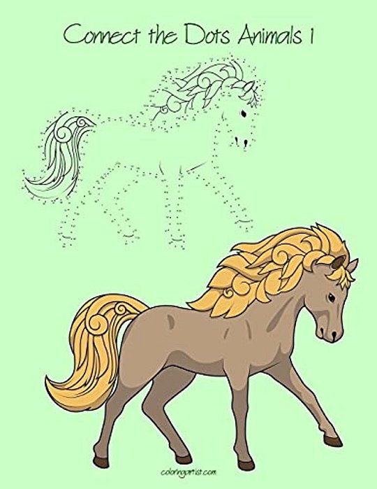 Connect The Dots Animals For Kids 1-..