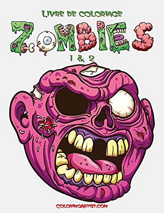 Livre De Coloriage Zombies 1 & 2-..