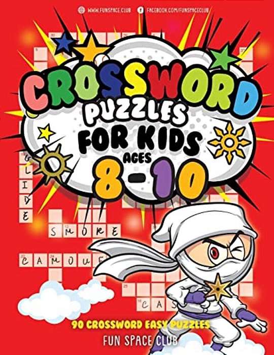 Crossword Puzzles For Kids Ages 8-10: 90 Crossword Easy Puzzle Books-..