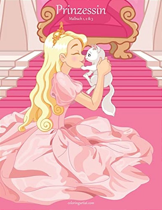 Prinzessin Malbuch 1, 2 & 3-..