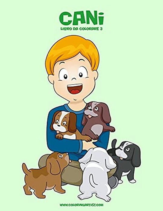 Cani Libro Da Colorare 3-..