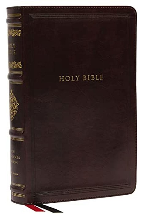 Nkjv, Personal Size Reference Bible, Sovereign Collection, Leathersoft, Brown, Red Letter, Thumb Indexed, Comfort Print: Holy Bible, New King James Ve-..