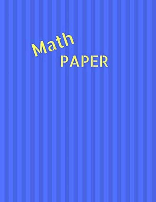 Math Paper: Quad Rule Graph Paper,8.5 X 11 (5X5 Graph Paper) 100 Pages-..