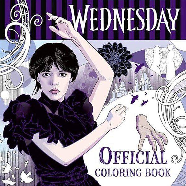 Wednesday: Official Coloring Book-..