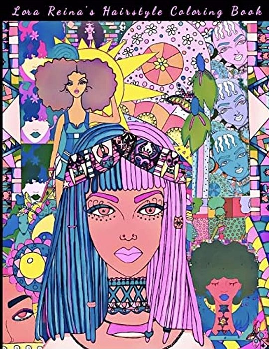 Lora Reina's Hairstyle Coloring Book Edition 2-..