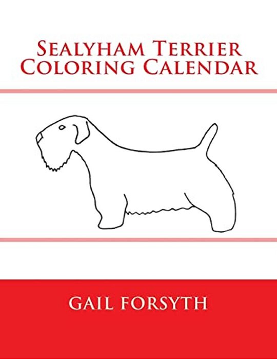 Sealyham Terrier Coloring Calendar-..