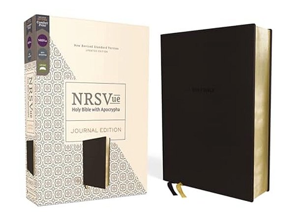 Nrsvue, Holy Bible With Apocrypha, Journal Edition, Leathersoft, Black, Comfort Print-..