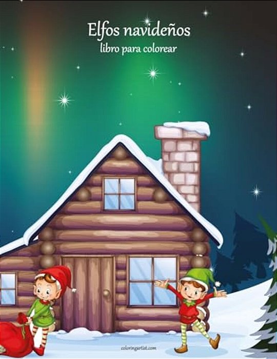 Elfos Navideños Libro Para Colorear 1-..