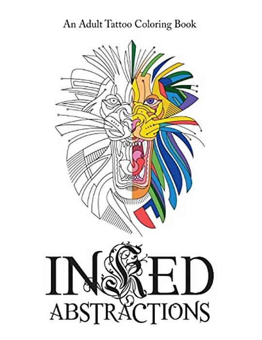 An Adult Coloring Book: Inked Abstractions-..