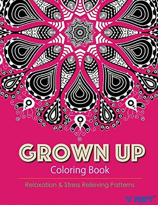Grown Up Coloring Book 12: Coloring Books For Grownups: Stress Relieving Patterns-..