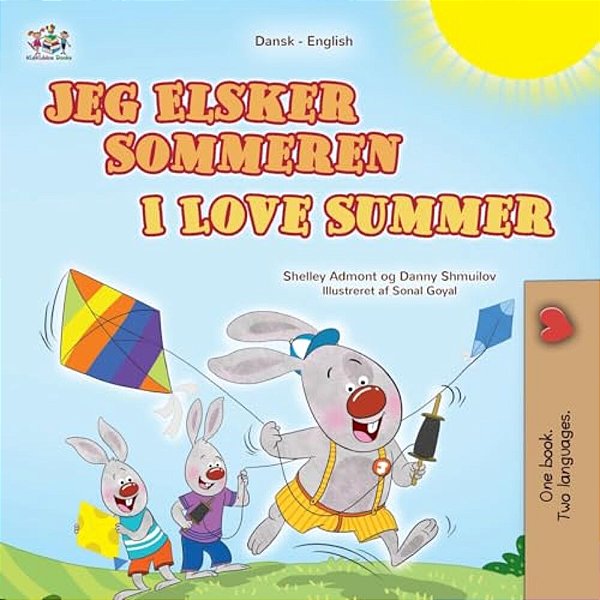 I Love Summer (Danish English Bilingual Children's Book)-..