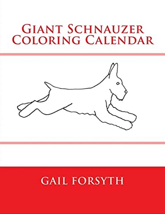 Giant Schnauzer Coloring Calendar-..